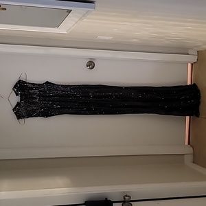 Black sequins gown